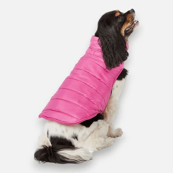 Top Paw Berry Puffer Fleece Lined Dog Jacket Coat Vest Size Small‎ Winter Spring - Picture 1 of 6